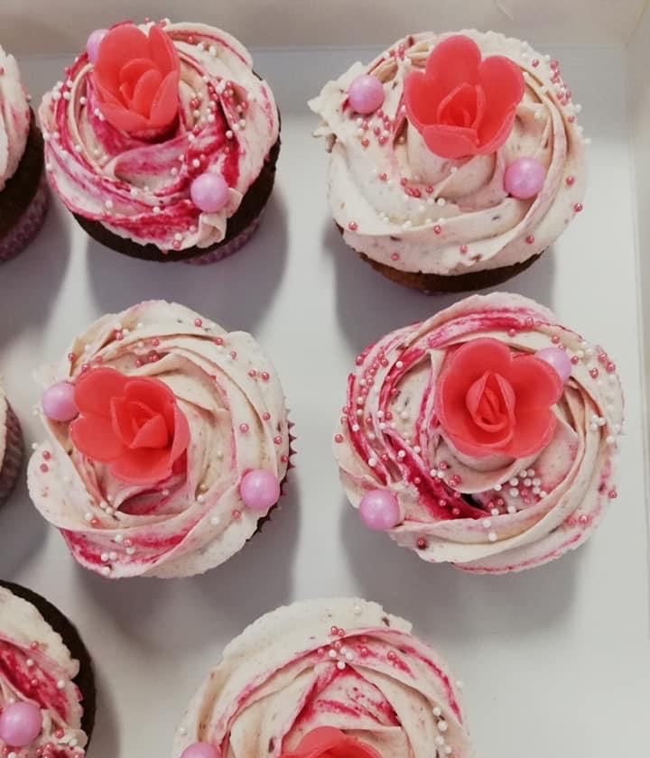 muffinssit-koristeella